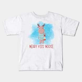 Merry Kiss Moose Kids T-Shirt